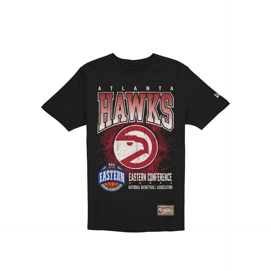 Atlanta Hawks 1972-1995 Hardwood Classics Black T-Shirt