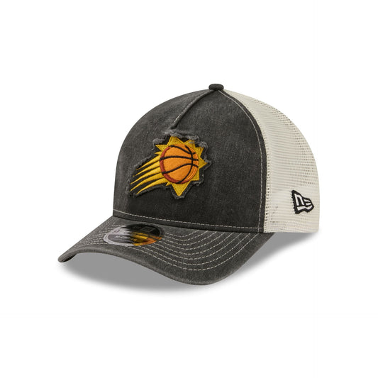 Phoenix Suns Frayed Logo 9FORTY M-Crown A-Frame Trucker Hat
