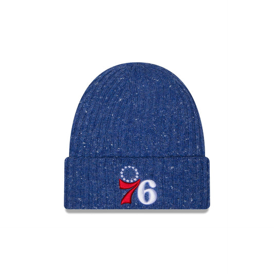 Philadelphia 76ers Speckled Cuff Knit Beanie Hat